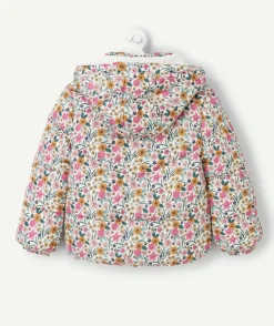 Doudoune fille imprimé floral
