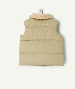 Doudoune sans manches bébé garçon kaki