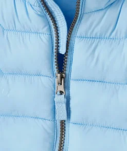 Doudoune sans manches bébé garçon rembourrage recyclé bleu pastel