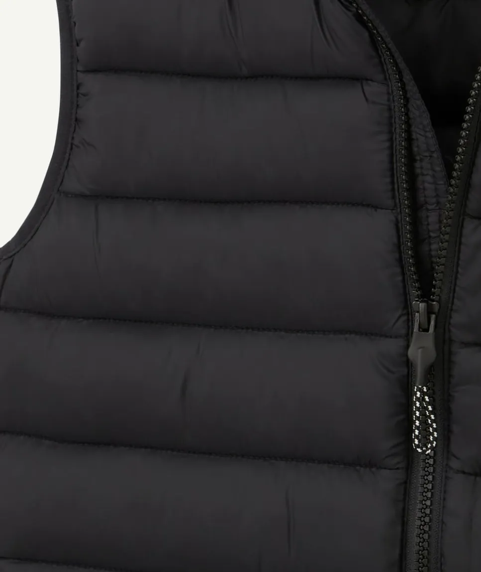 Doudoune sans manches garçon noire