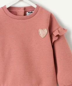 Ensemble bébé fille rose et écru