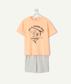 Ensemble garçon coton imprimé requin