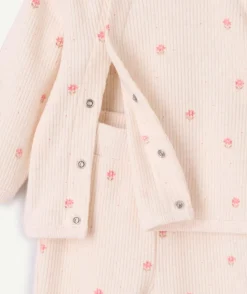 Ensemble naissance fille imprimé fleurs