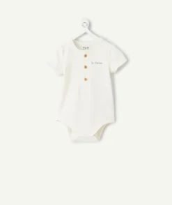 Ensemble naissance garçon écru