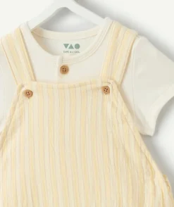 Ensemble naissance garçon écru