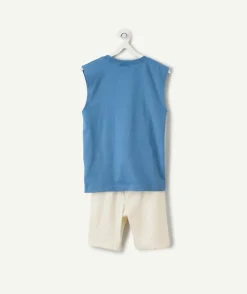Ensemble pyjama garçon coton imprimé