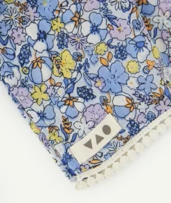 Foulard 3 en 1 bébé fille imprimé fleuri et détails en crochet
