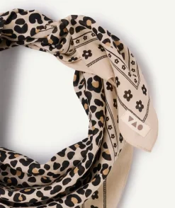 Foulard fille imprimé léopard