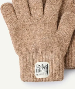 Gants garçon maille beige
