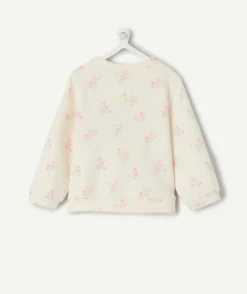 Gilet bébé fille imprimé floral