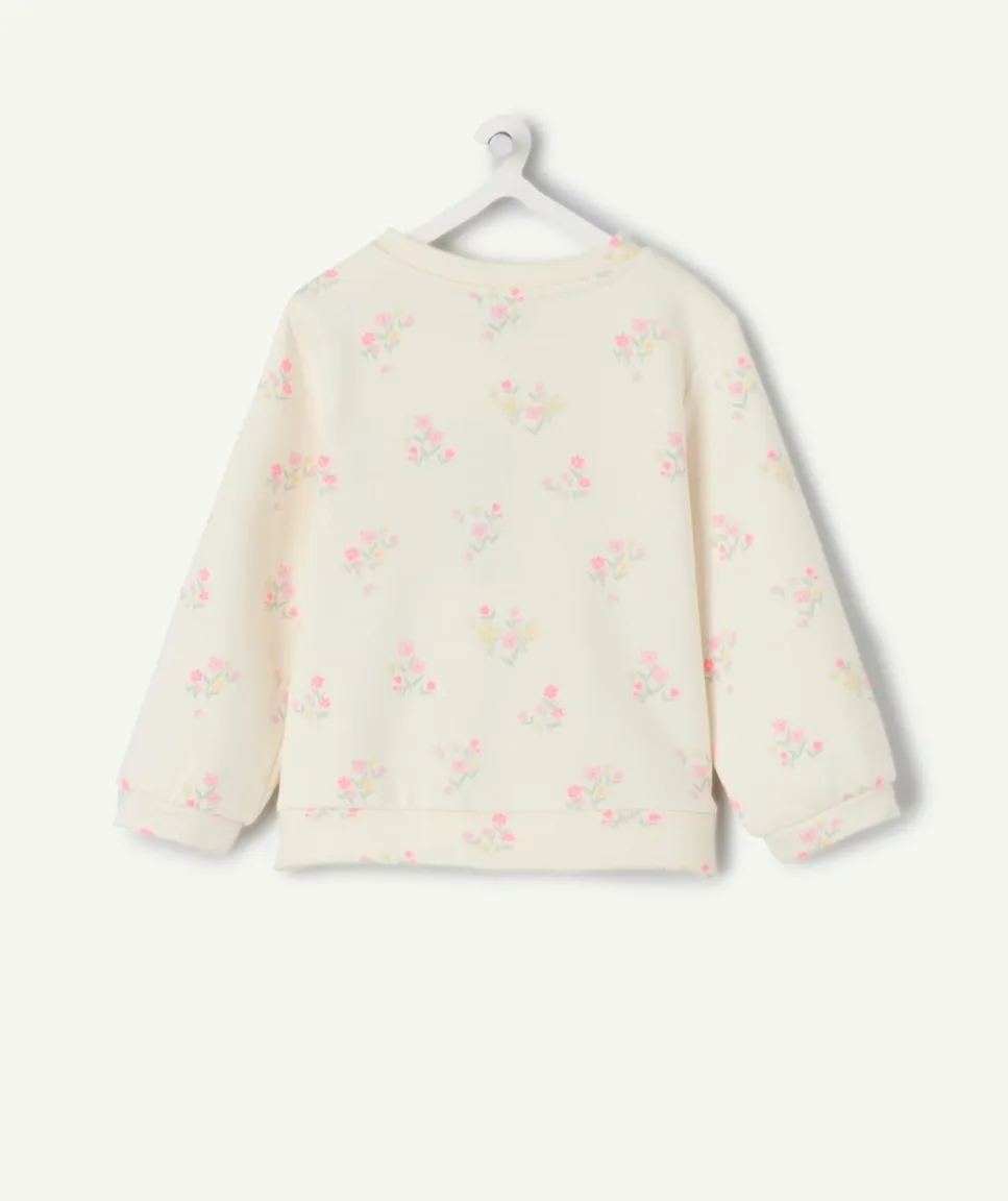 Gilet bébé fille imprimé floral