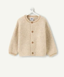 Gilet bébé garçon beige