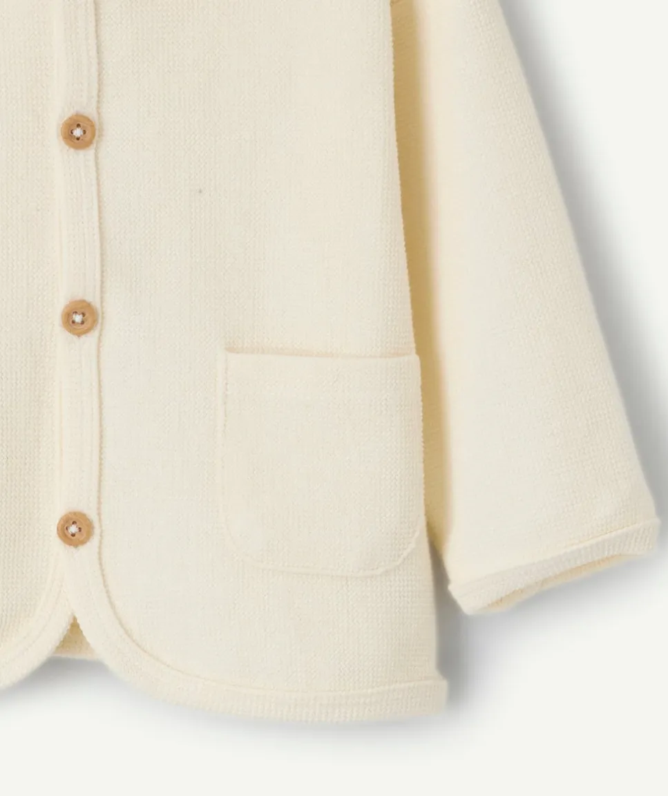 Gilet bébé garçon beige
