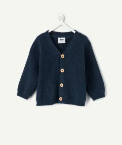 Gilet bébé garçon bleu