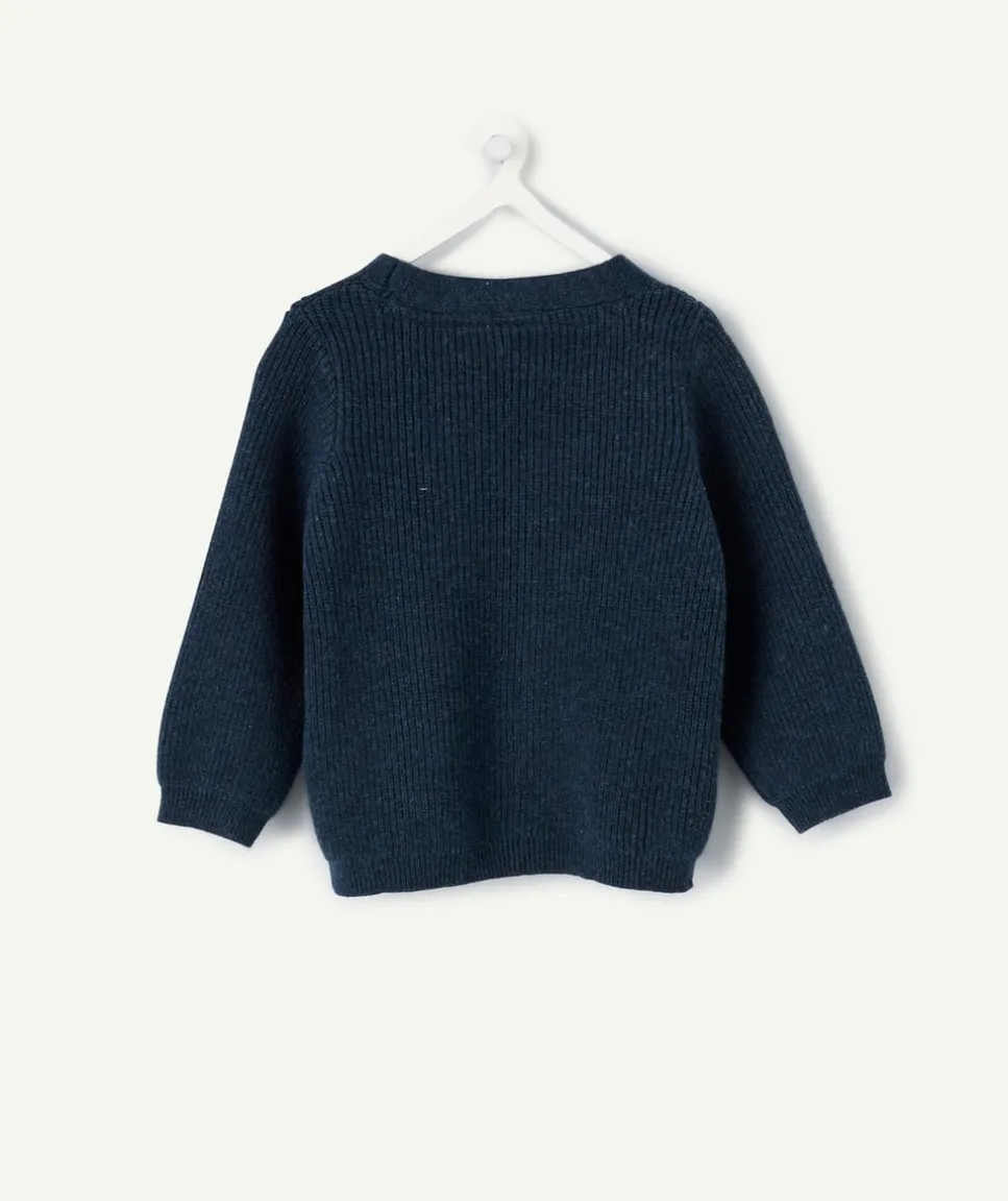 Gilet bébé garçon bleu