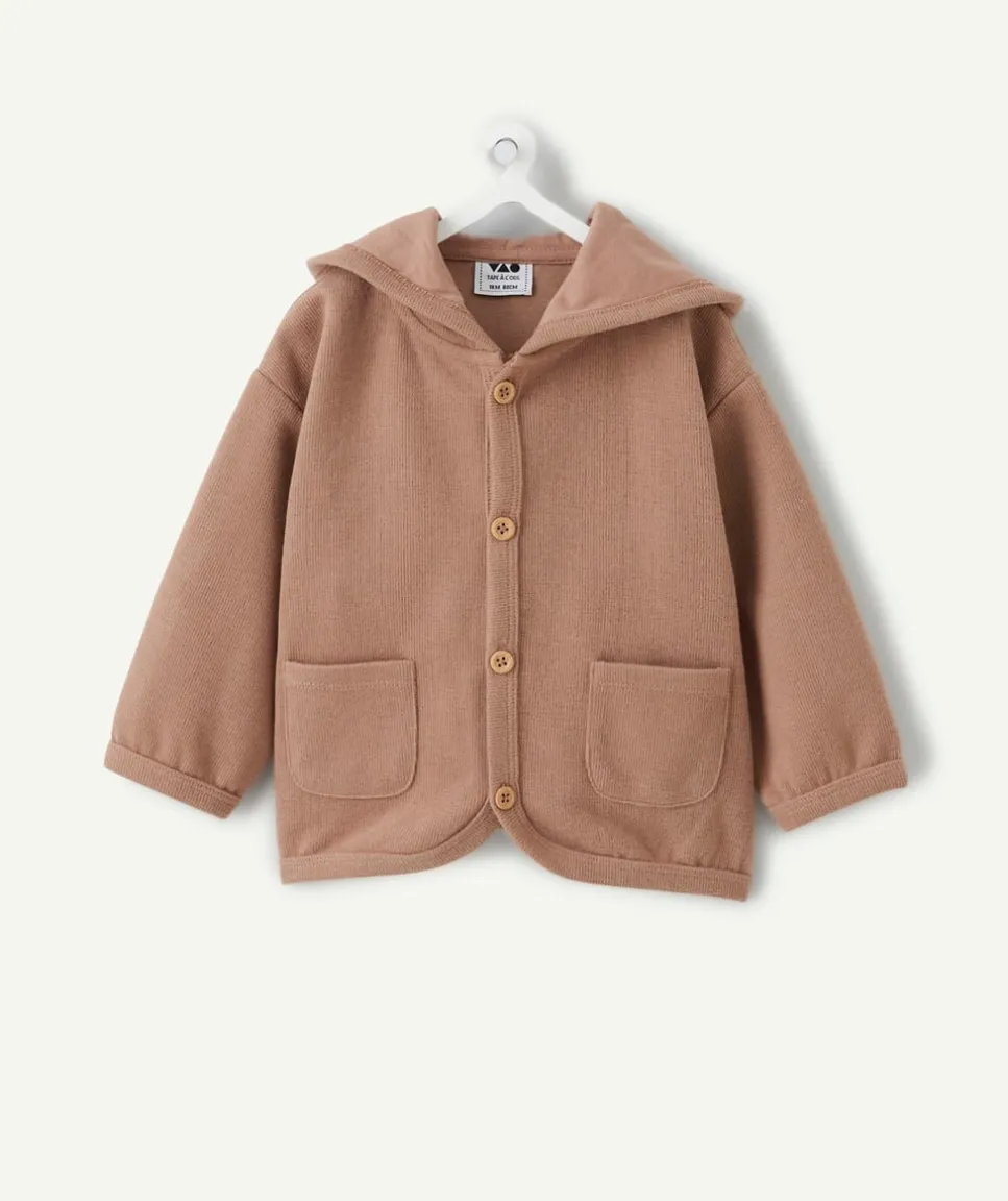 Gilet bébé garçon marron