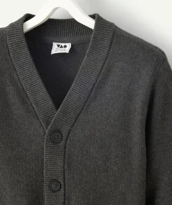 Gilet garçon en coton gris foncé