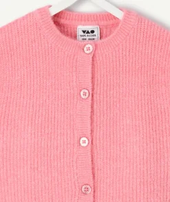 Gilet sans manches bébé fille rose