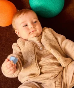 Gilet sans manches naissance effet sherpa