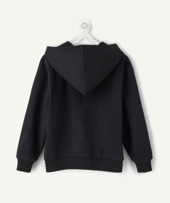 Gilet zippé garçon noir