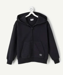 Gilet zippé garçon noir