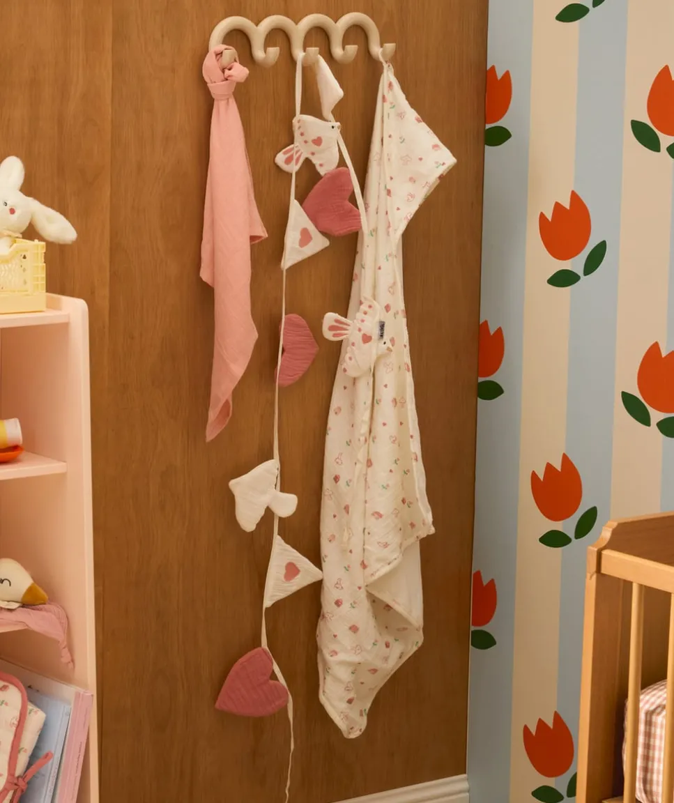 Guirlande de fanions coeurs et oiseaux