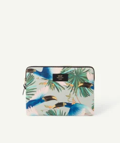 Housse pour tablette imprimée tropical oiseaux