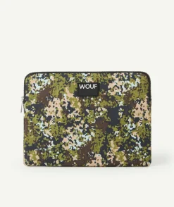 Housse pour tablette imprimée kaki et rose