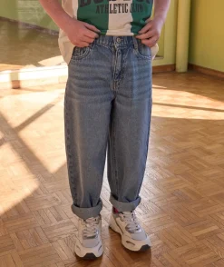 Jean baggy long garçon taille normale