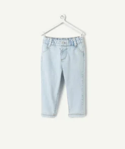 Jean bébé garçon droit bleu clair