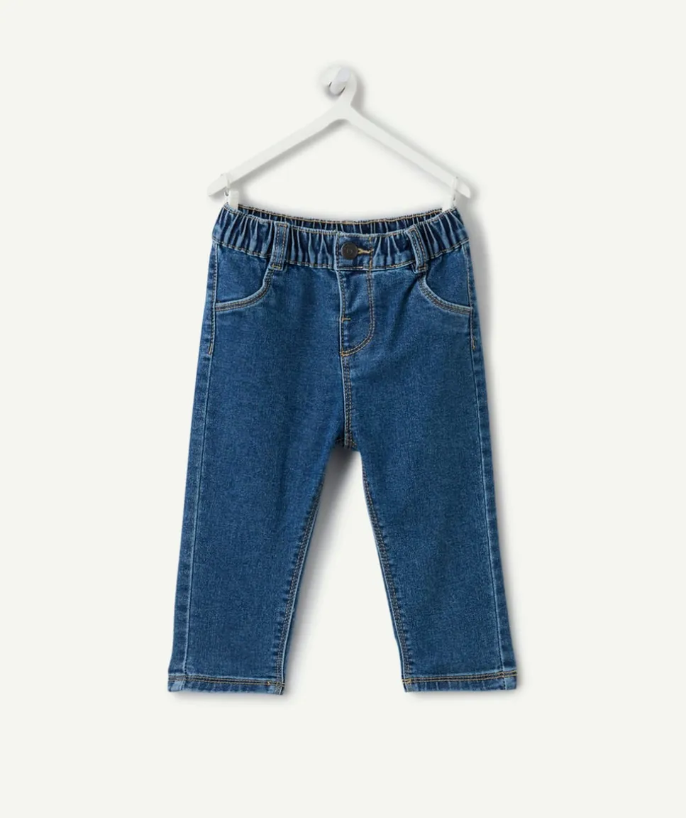 Jean droit bébé garçon denim bleu