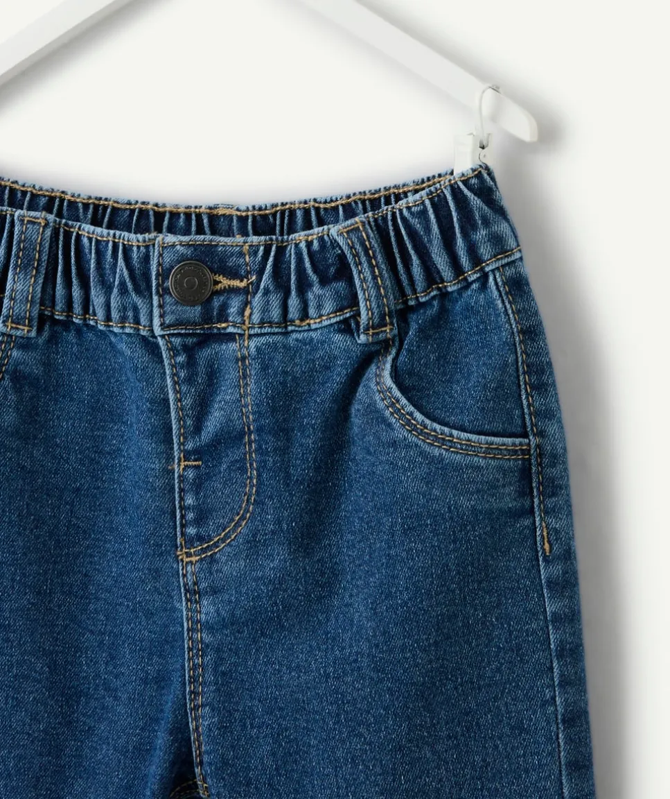 Jean droit bébé garçon denim bleu
