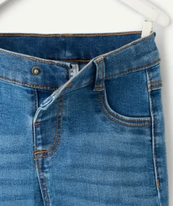 Jean droit bébé garçon en denim bleu