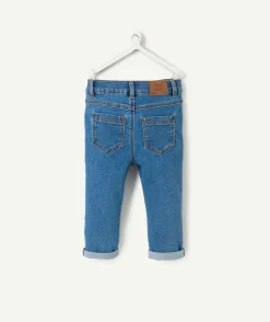 Jean droit bébé garçon en denim bleu