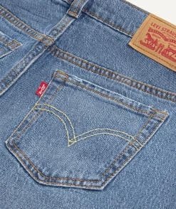 Jean fille baggy bleu