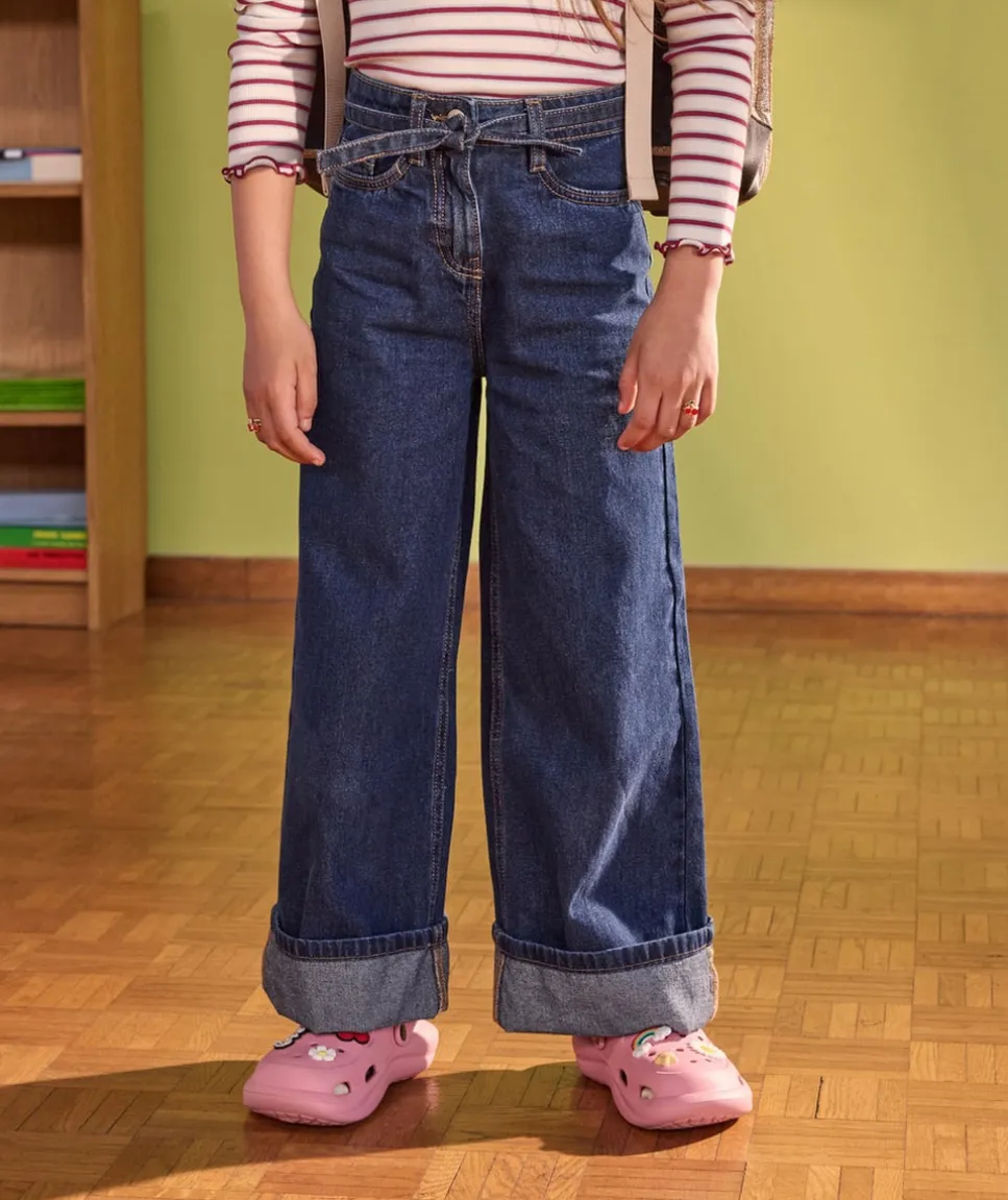 Jean fille denim large