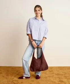 Jean fille droit denim clair