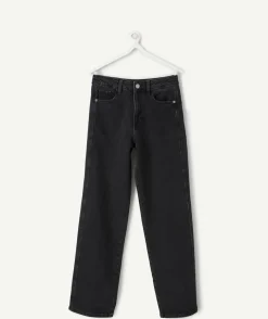 Jean fille droit noir