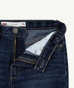 Jean fille 726 high rise flared bleu