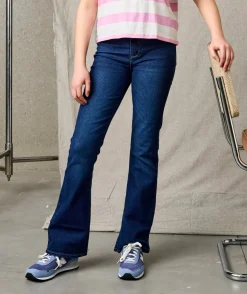 Jean fille 726 high rise flared bleu