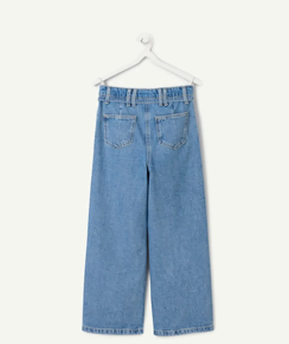 Jean fille large denim