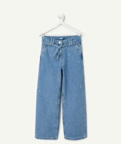 Jean fille large denim