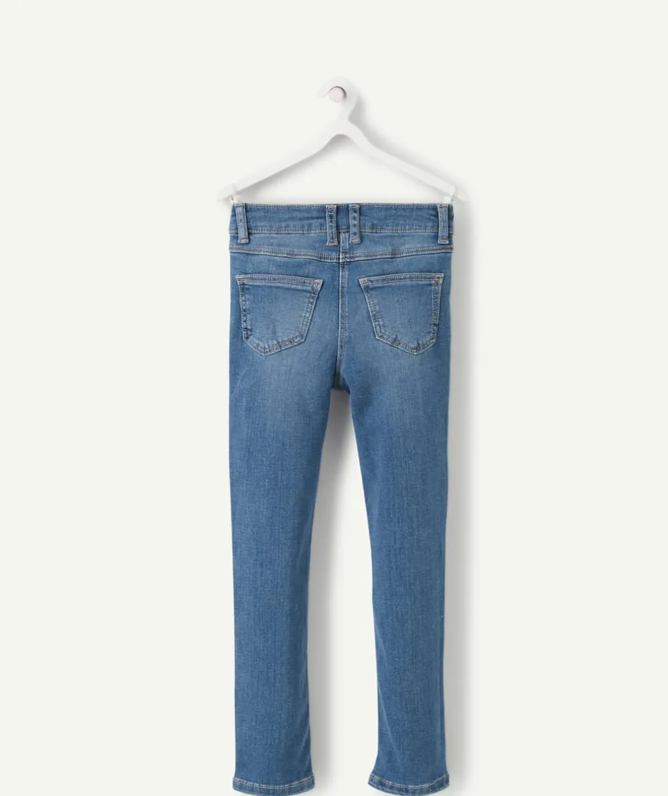 Jean fille skinny bleu