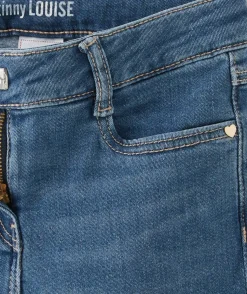 Jean fille skinny bleu