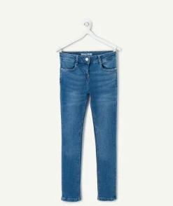 Jean fille skinny denim bleu
