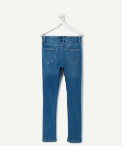 Jean fille skinny denim bleu