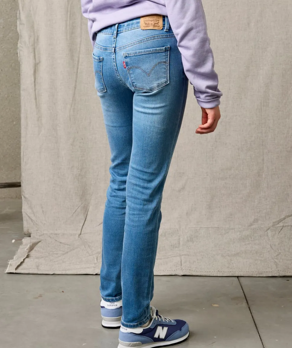 Jean fille 710 super skinny fit bleu