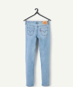 Jean fille 710 super skinny fit bleu