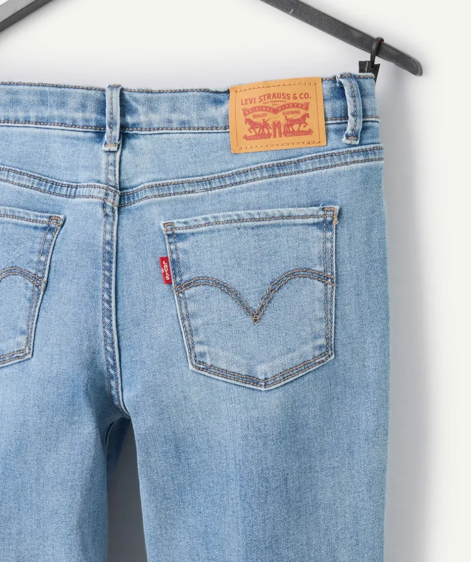 Jean fille 710 super skinny fit bleu