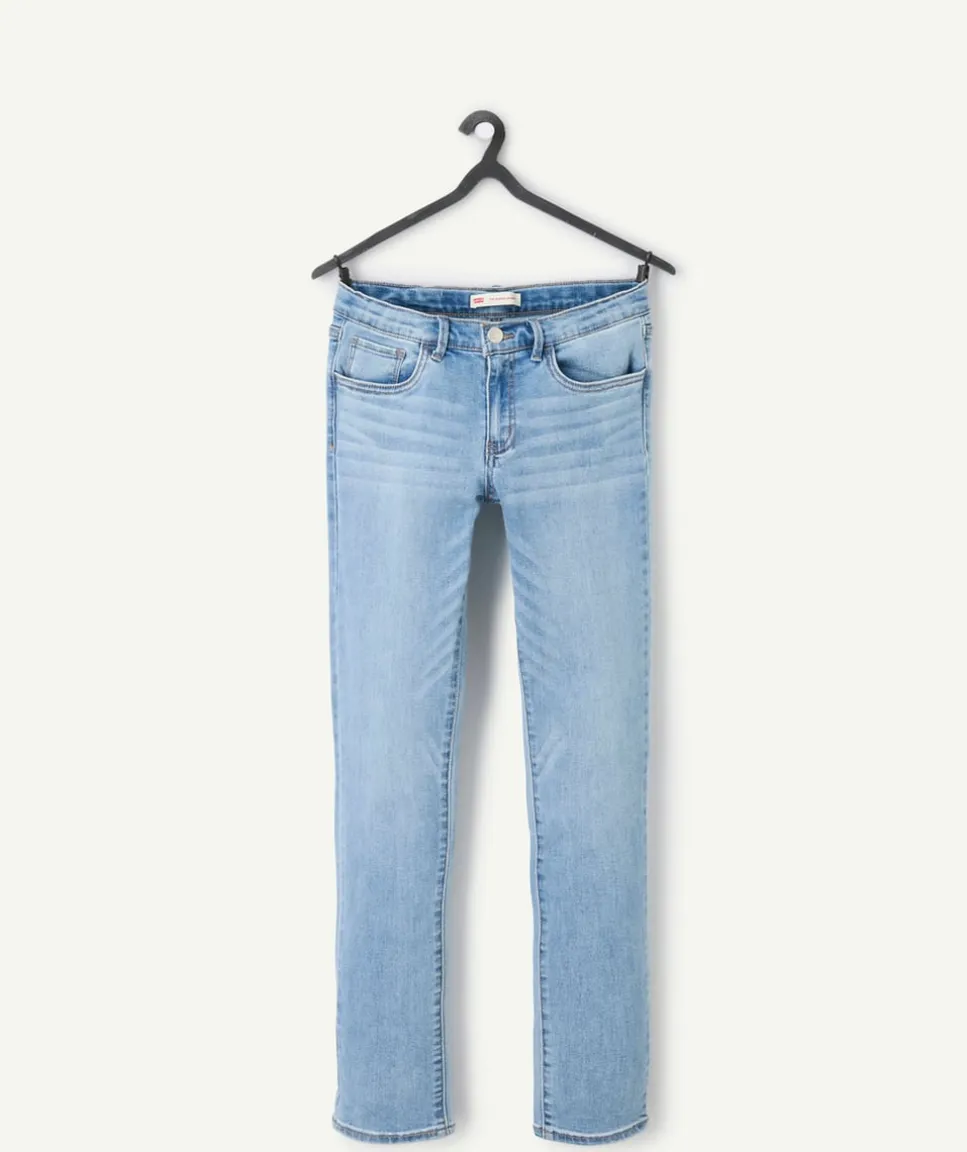 Jean fille 710 super skinny fit bleu